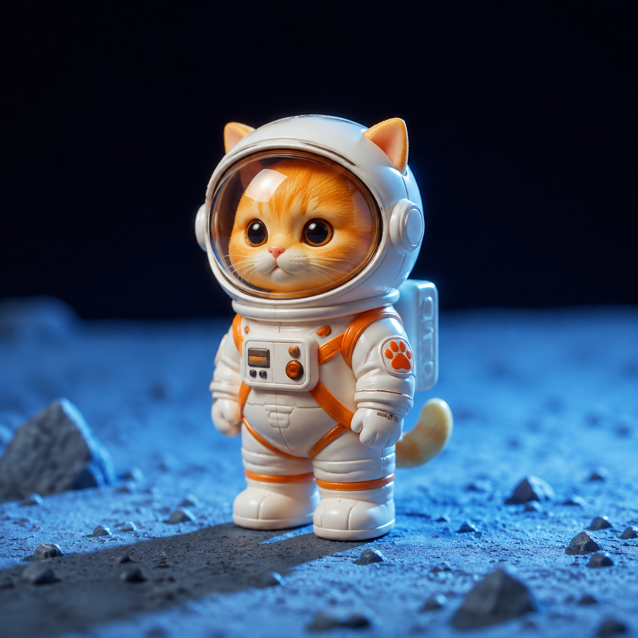 宇航员猫示例作品